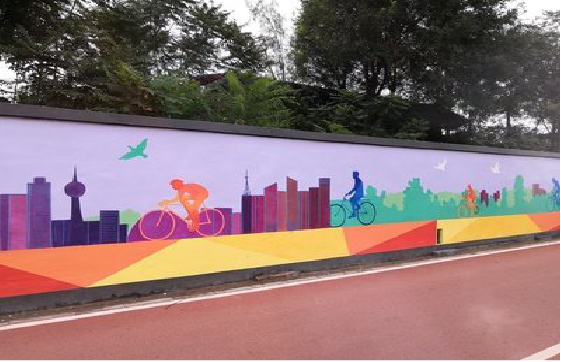  郎溪墙体彩绘-围墙