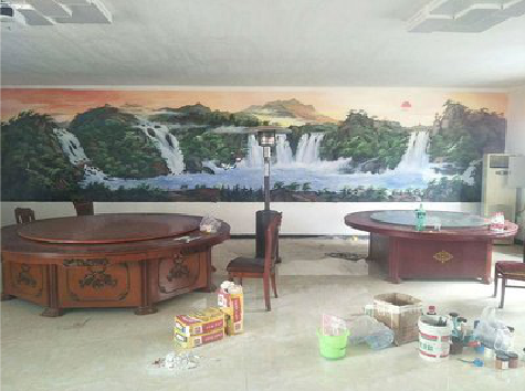  郎溪墙绘-写实风景