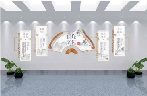  郎溪企业文化墙设计的核心要素。