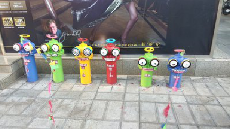  郎溪商业区彩绘