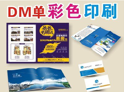  郎溪单页印刷，色彩搭配简单。