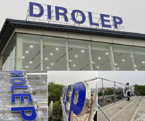  郎溪楼顶发光字安装的注意事项。